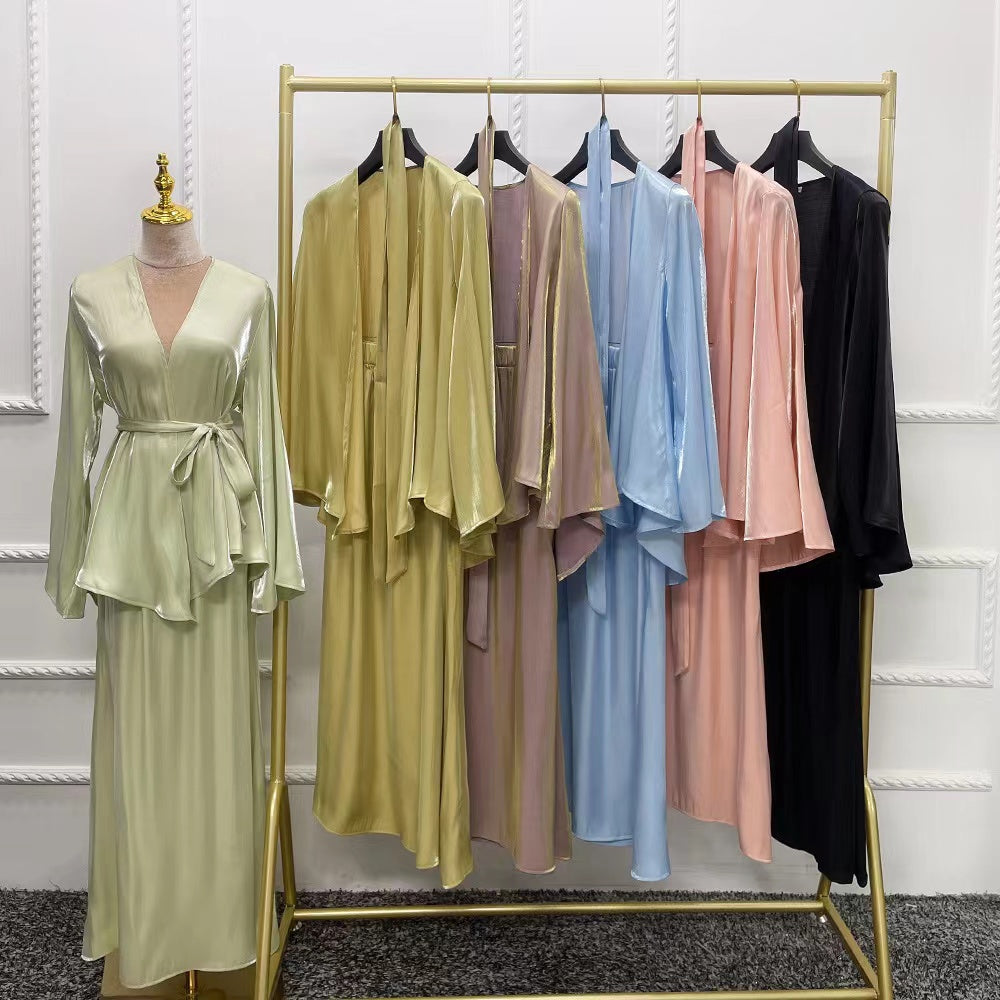 MS291#Traje musulmán pequeño y fresco para mujer