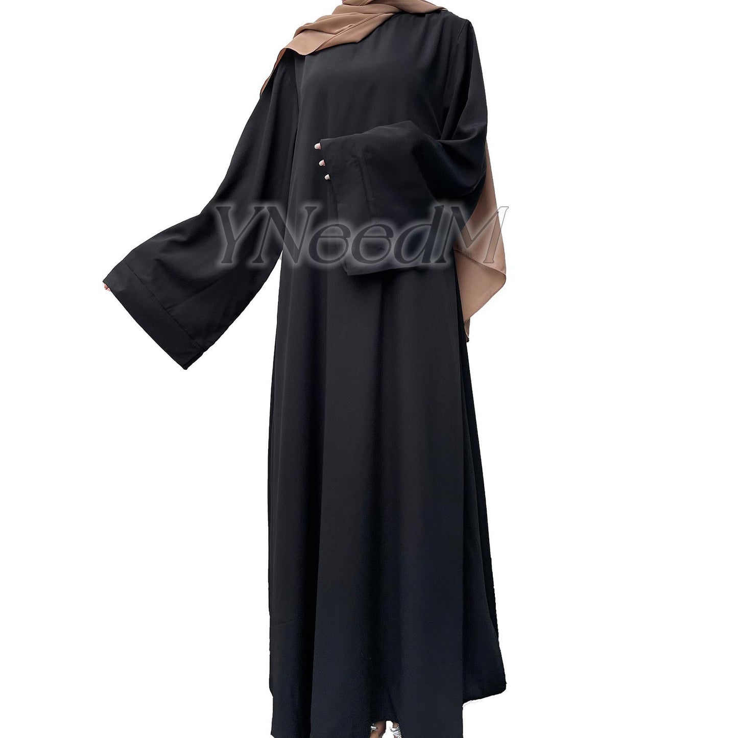 MS013# Túnica nidah holgada abaya musulmana (Nidah)