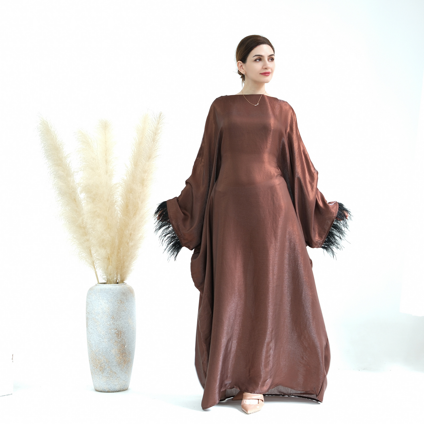 MS347# Túnica con mangas Dolman abaya Fiesta Primavera/Verano