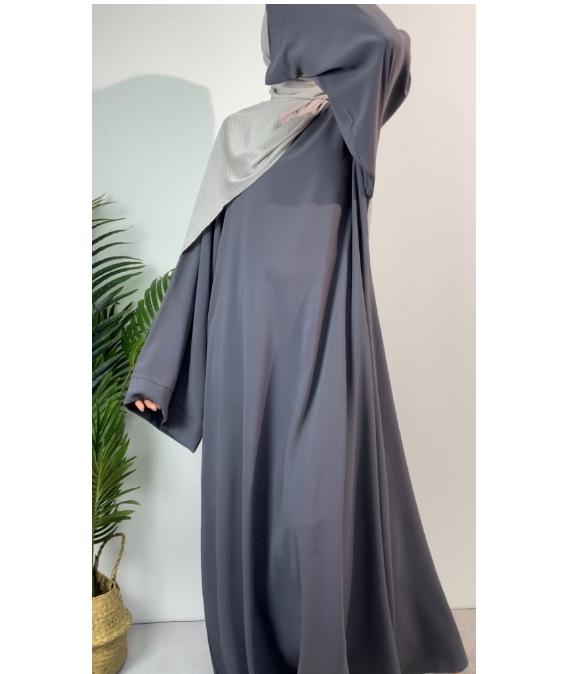 MS013# Túnica nidah holgada abaya musulmana (Nidah)