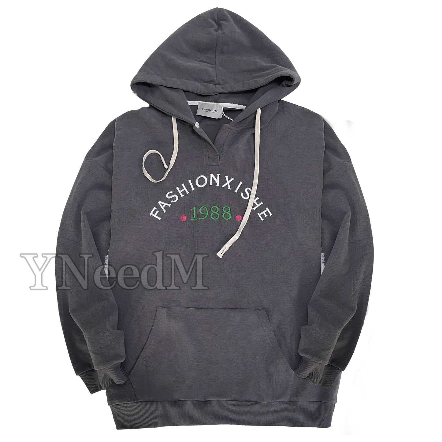 HD001#Conjunto de sudadera con capucha bordada con letras sueltas de moda