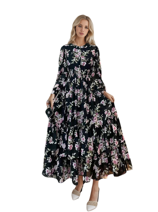 (CR009)MS087-MS256Serie de faldas florales de una pieza