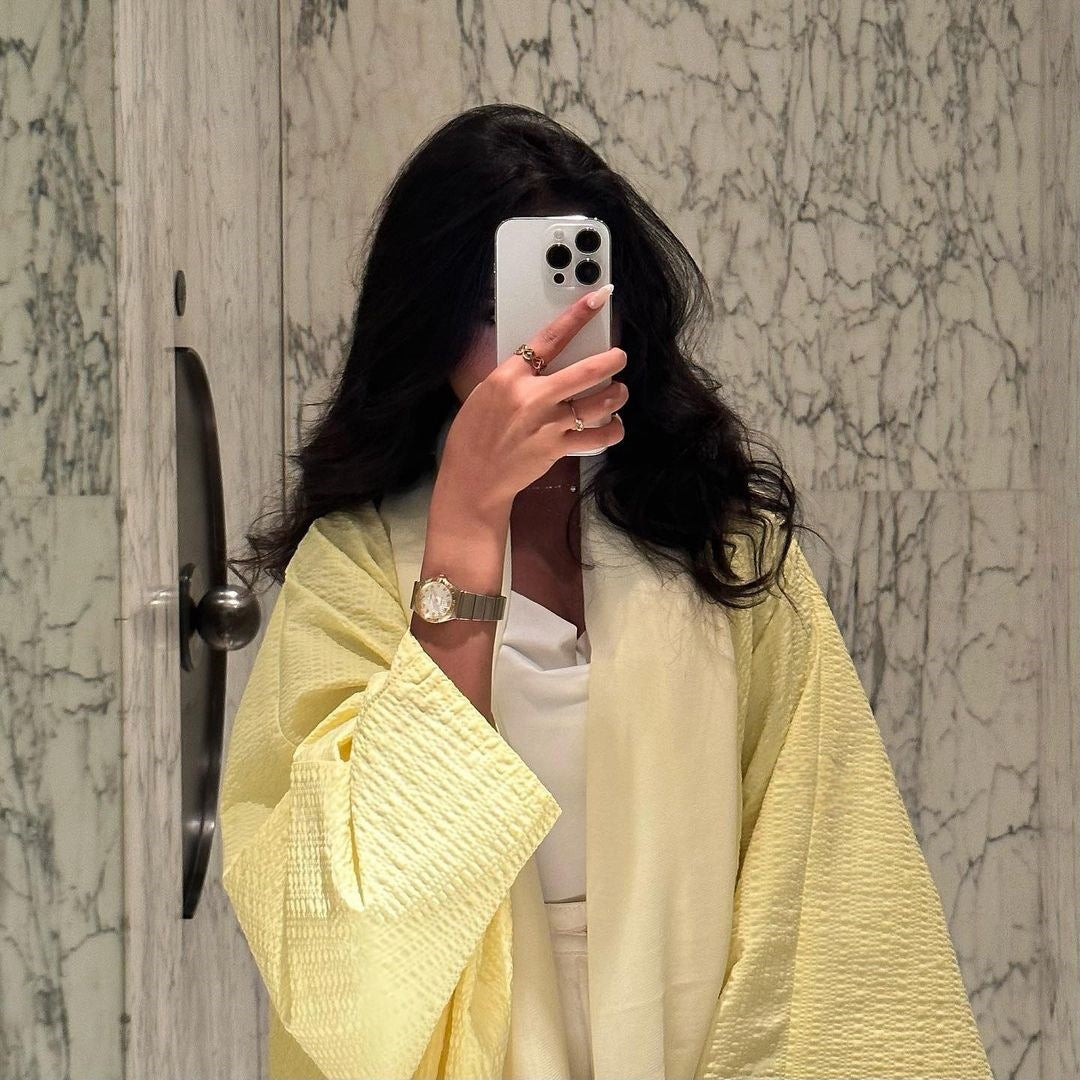 Cárdigan Abaya de manga murciélago de color liso MS572# de estilo europeo musulmán de Oriente Medio de Dubái