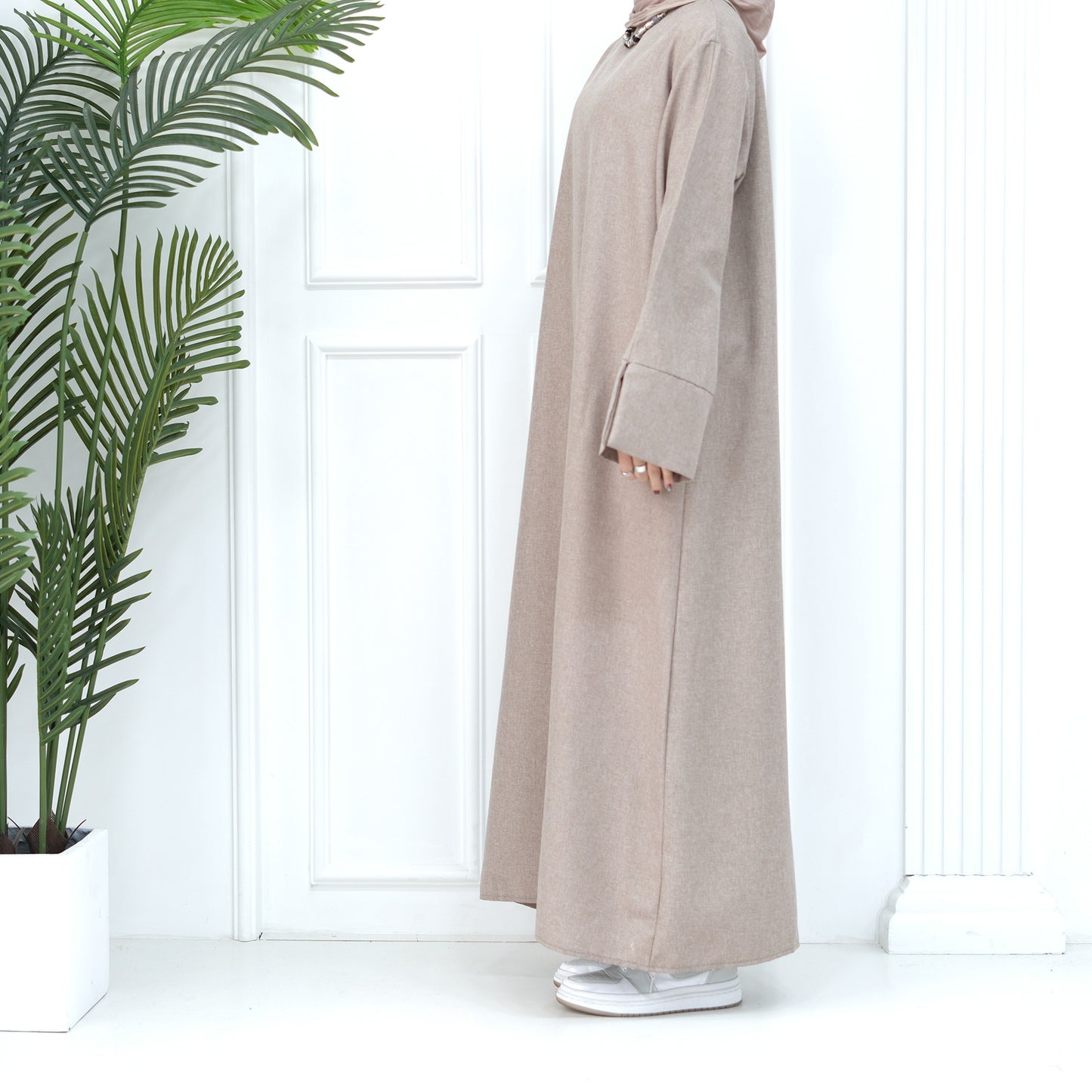 MS544#Dubai Medio Oriente Turco suelto talla grande elegante vestido bata