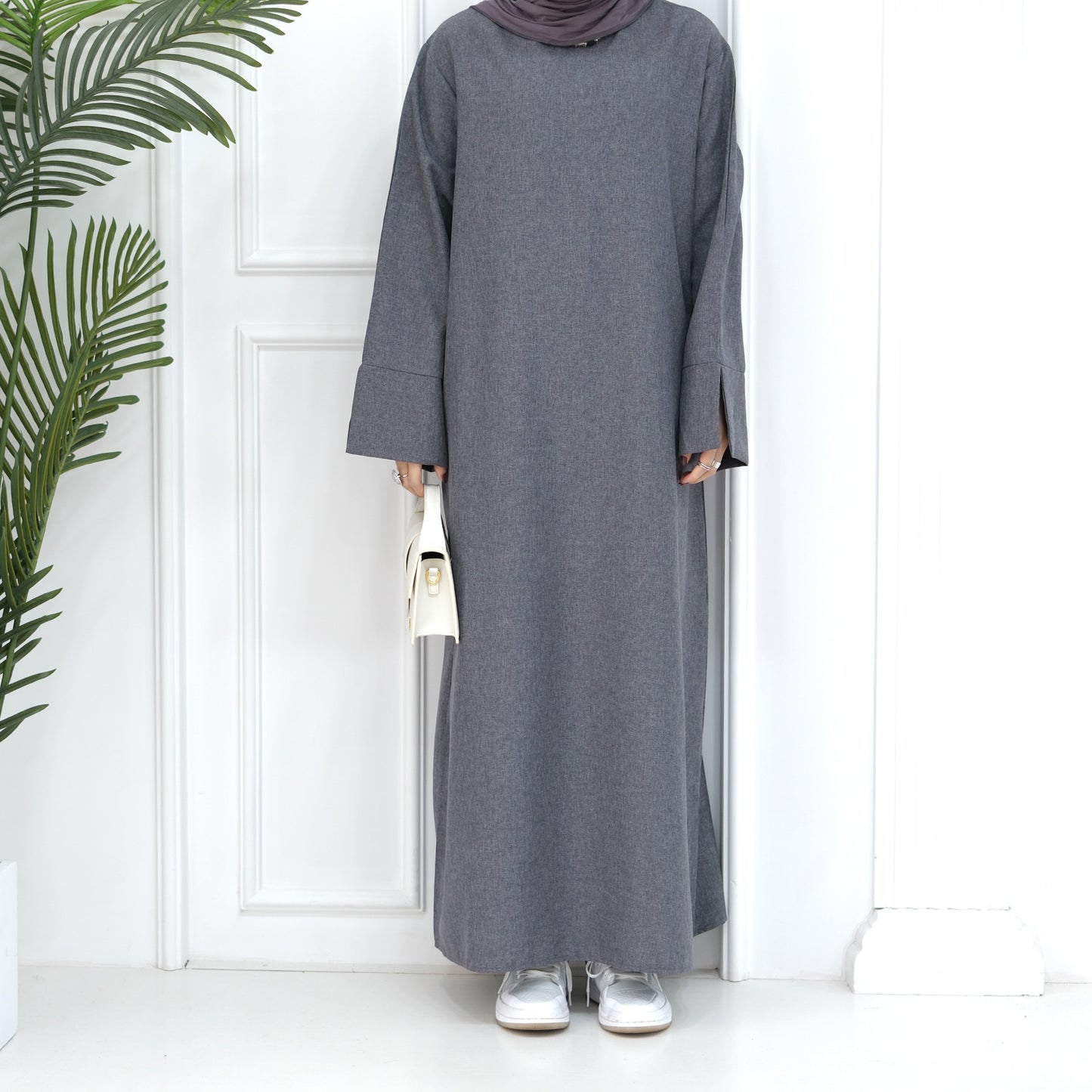 MS544#Dubai Medio Oriente Turco suelto talla grande elegante vestido bata