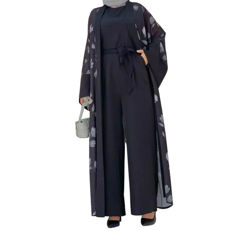 MS521# Fashion Casual Floral Elegance Long Suit for Women