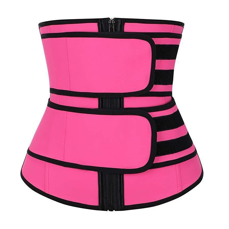 FS314#Suministro transfronterizo de Amazon Nuevo corsé de neopreno para mujer Cinturón abdominal deportivo reforzado con doble correa para mujer