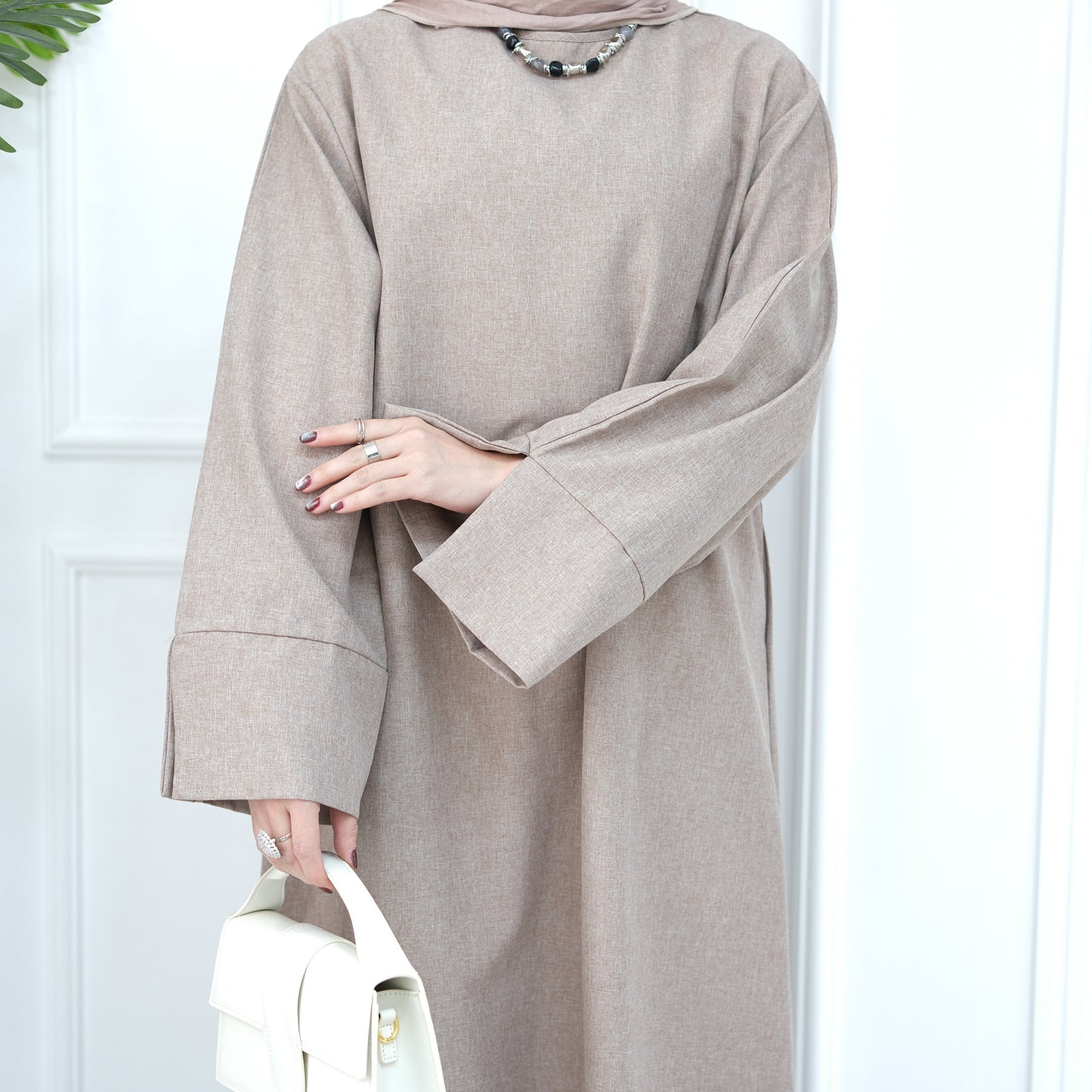MS544#Dubai Medio Oriente Turco suelto talla grande elegante vestido bata