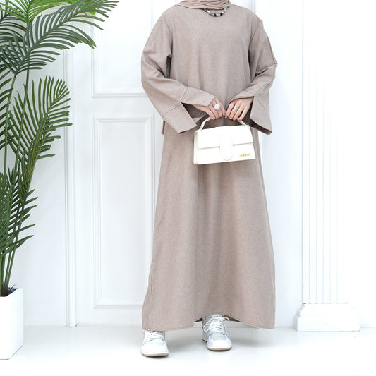 MS544#Dubai Medio Oriente Turco suelto talla grande elegante vestido bata