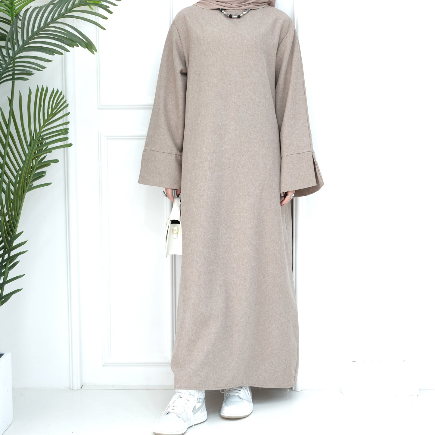 MS544#Dubai Medio Oriente Turco suelto talla grande elegante vestido bata