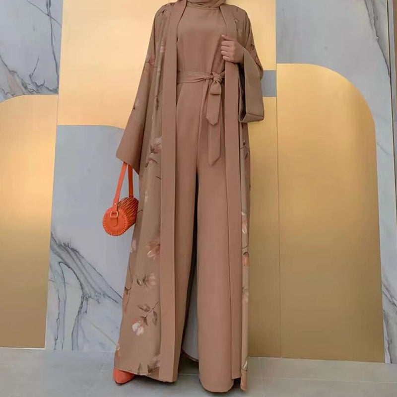 MS521# Fashion Casual Floral Elegance Long Suit for Women