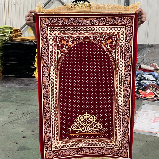 PM011 Home Collection - Alfombra de oración islámica - Alfombra de oración islámica para mujeres y hombres musulmanes - Alfombras turcas suaves para salah - Regalos para Eid y Ramadán -