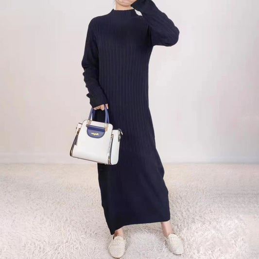 MS112#Suéter tejido a la moda musulmana