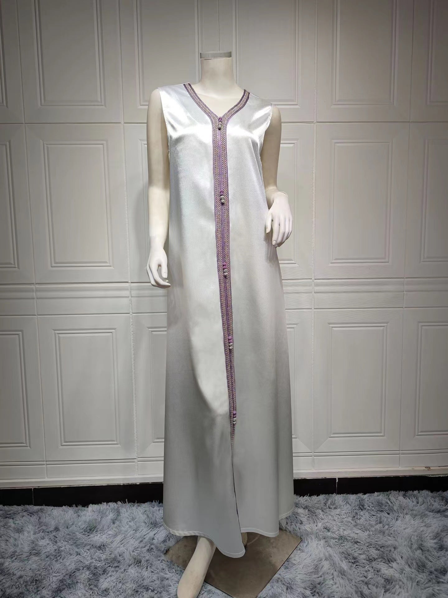 MS245#Women's Muslim national style two-piece dress