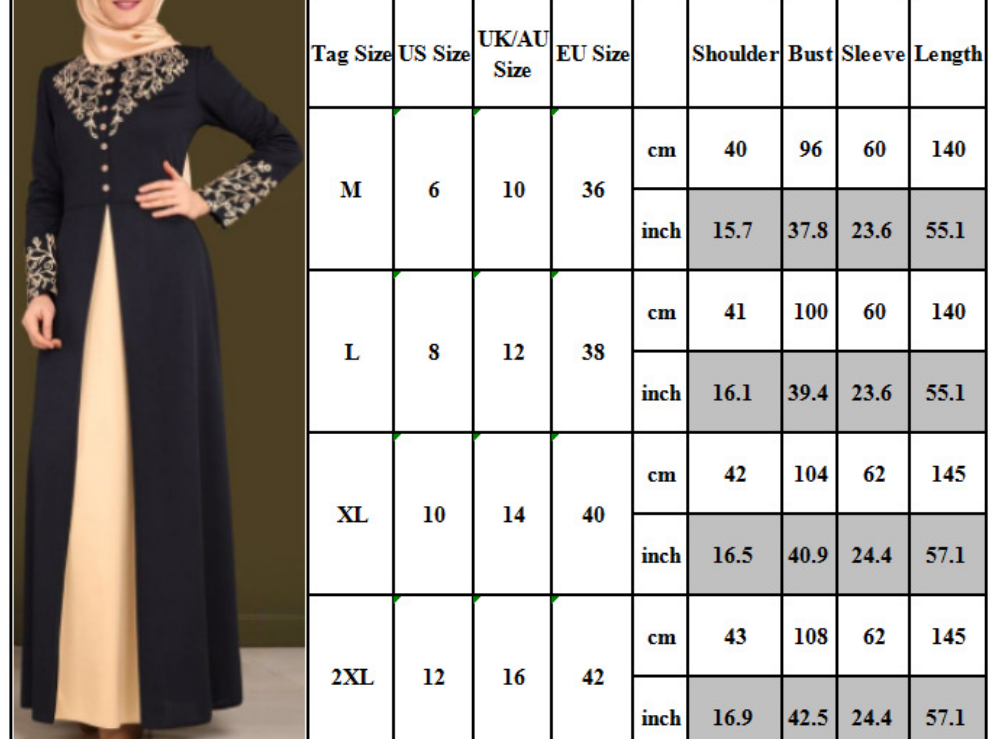 MS250#Vestido ajustado con contraste de color para mujer musulmana