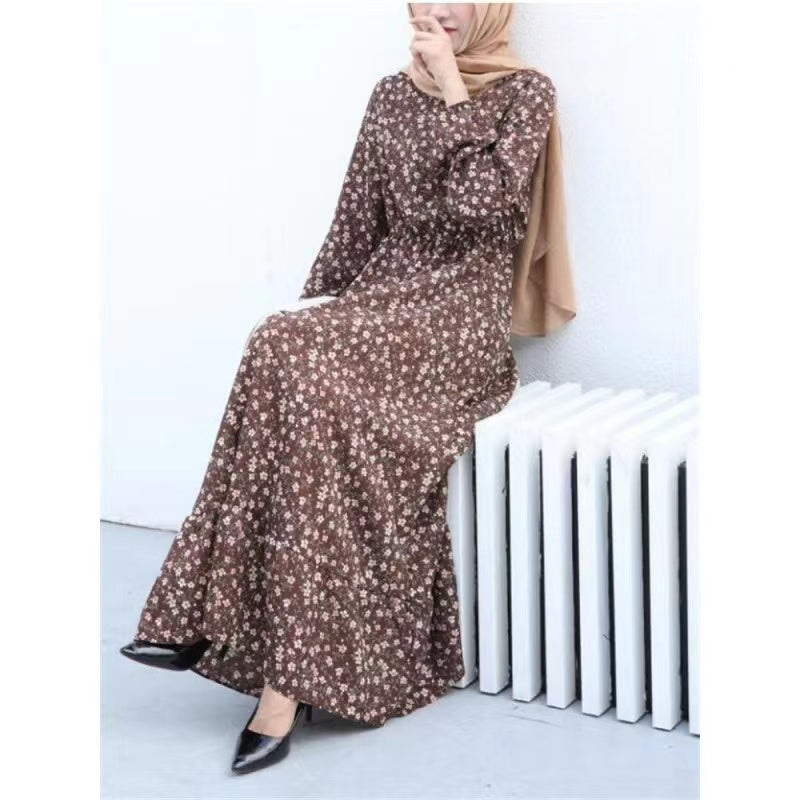 MS059#Vestido de mujer musulmana de moda