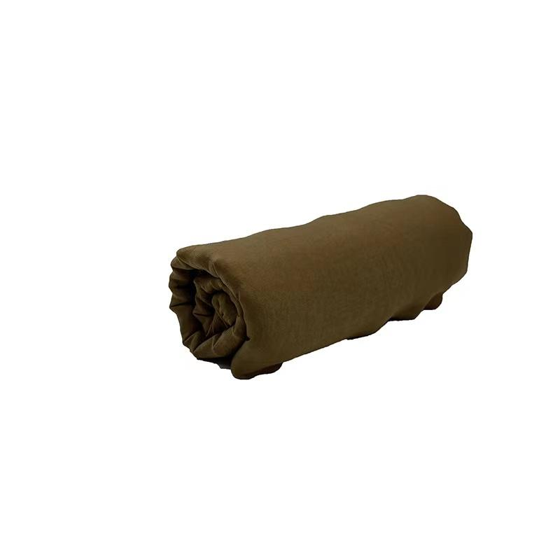 MS036#Bufanda tipo chal de satén arrugado para mujer
