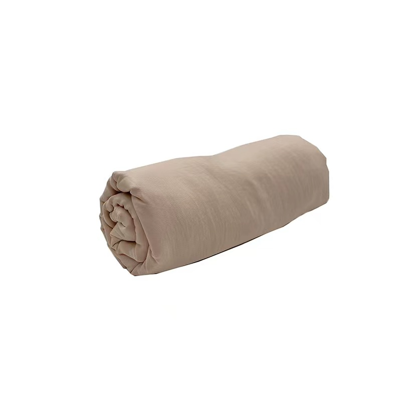 MS036#Bufanda tipo chal de satén arrugado para mujer