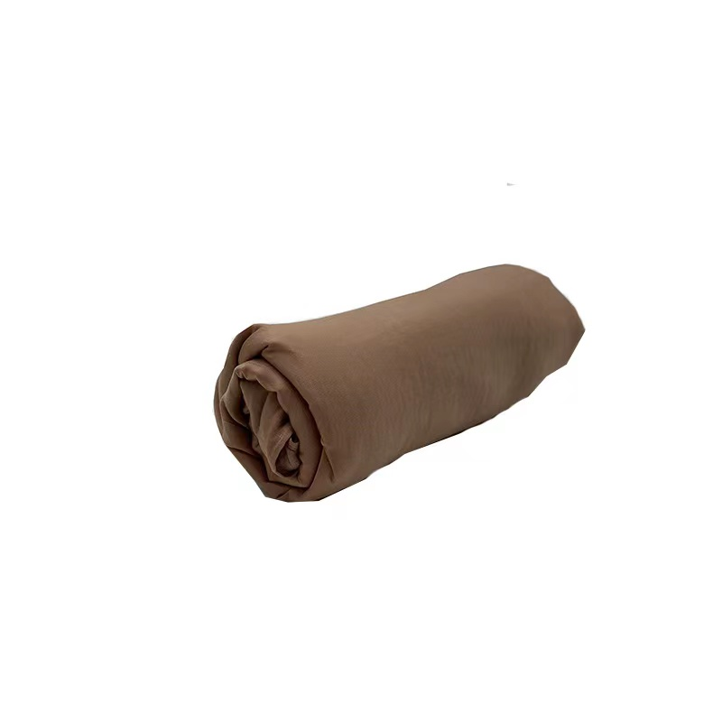 MS036#Bufanda tipo chal de satén arrugado para mujer