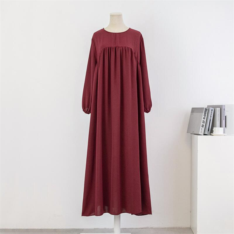 MS368#Loose casual pullover long-sleeved robe