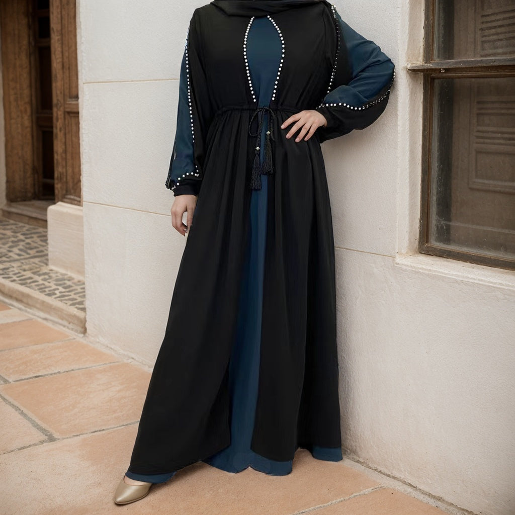 (CR004)MS083-MS112Single Piece Closed Abaya Pullover Robe Collection