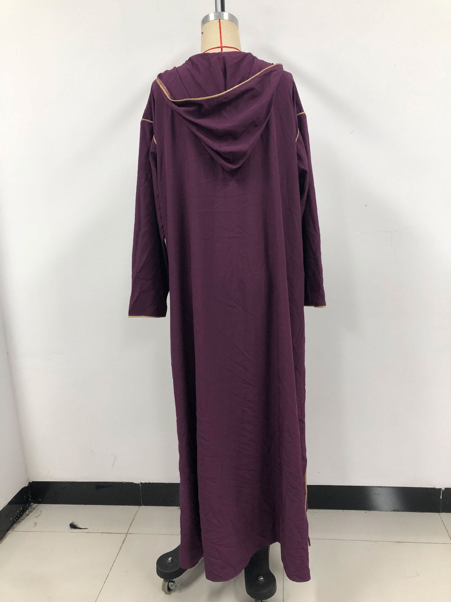 MS514#Muslim hooded Middle Eastern abaya women's dress in stock