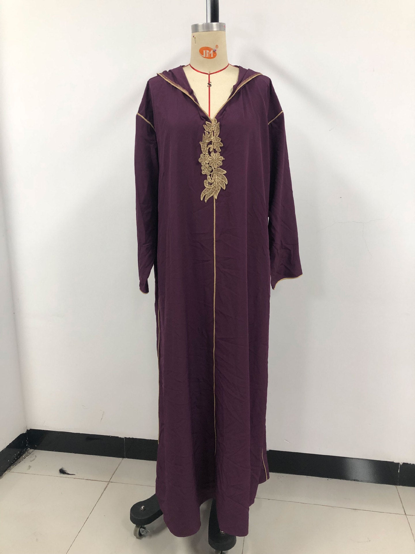 MS514#Muslim hooded Middle Eastern abaya women's dress in stock