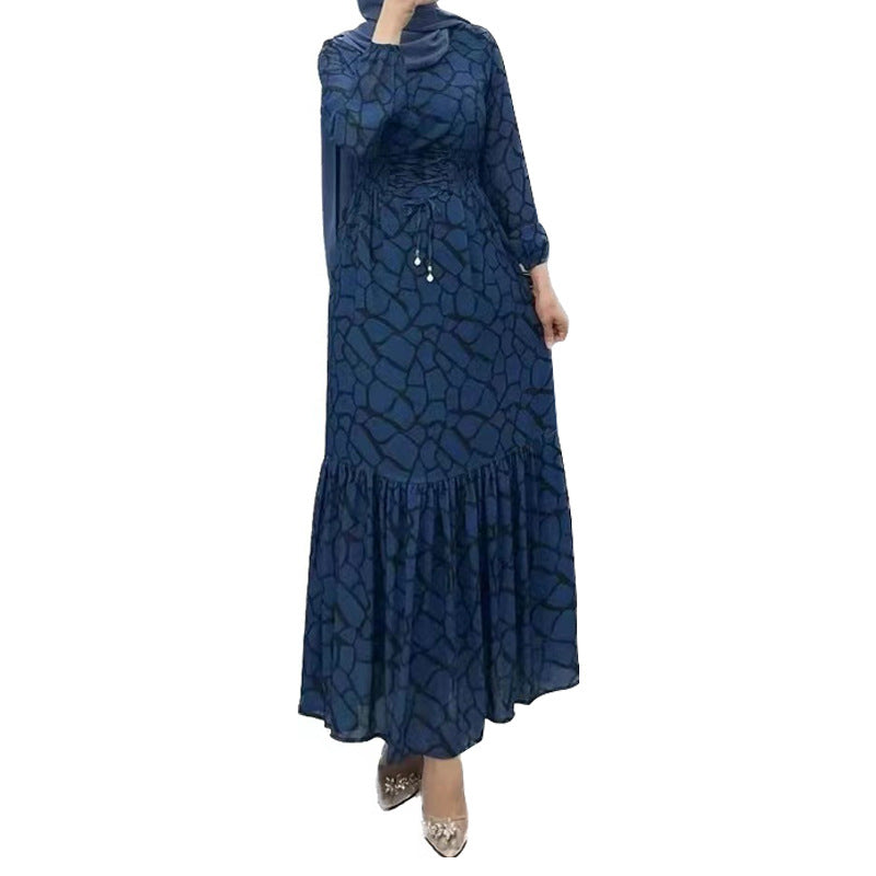 MS522# New Winter Fashion High necked Fashionable Loose Dress for Women