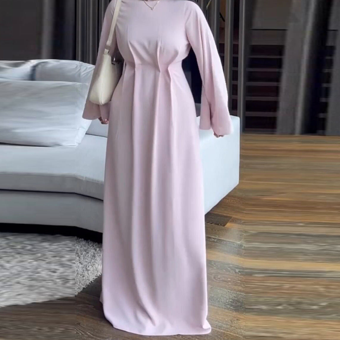 MS463#Temperament abaya dress Long skirt