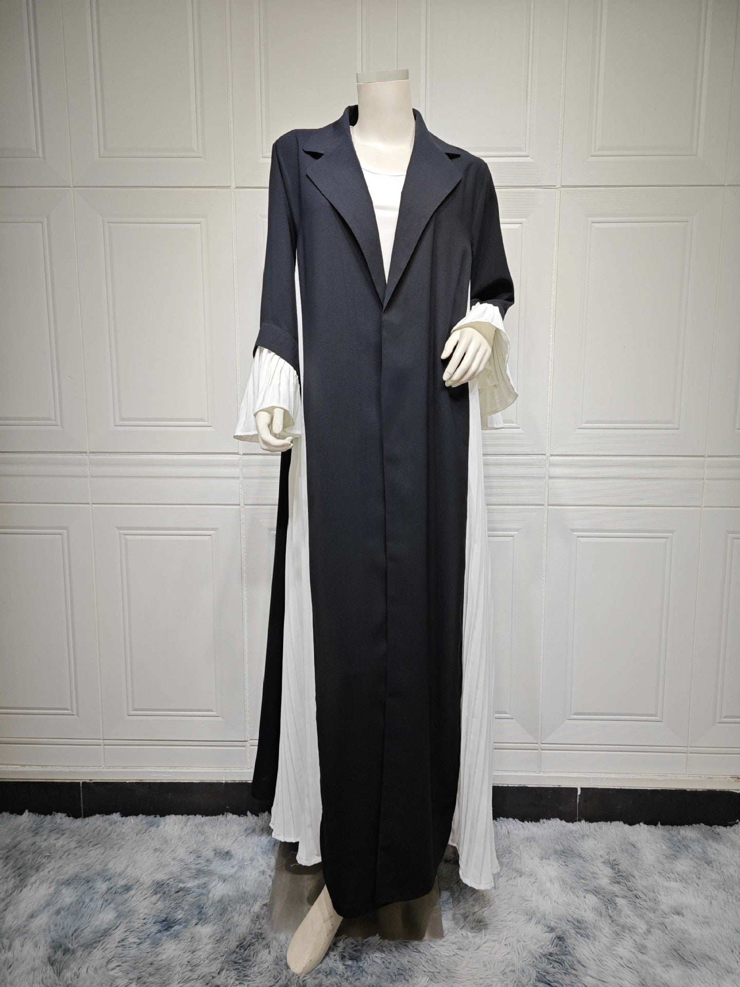 MS557#modest Turkish Muslim clothing pleated dress fashion Middle Eastern cardigan Abaya coat