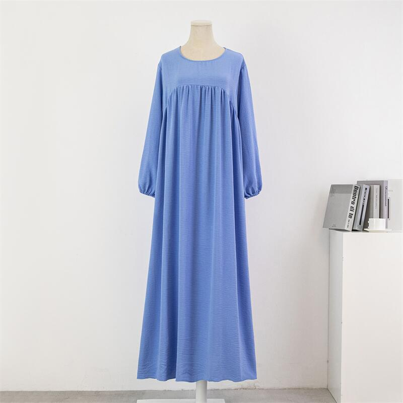 MS368#Loose casual pullover long-sleeved robe