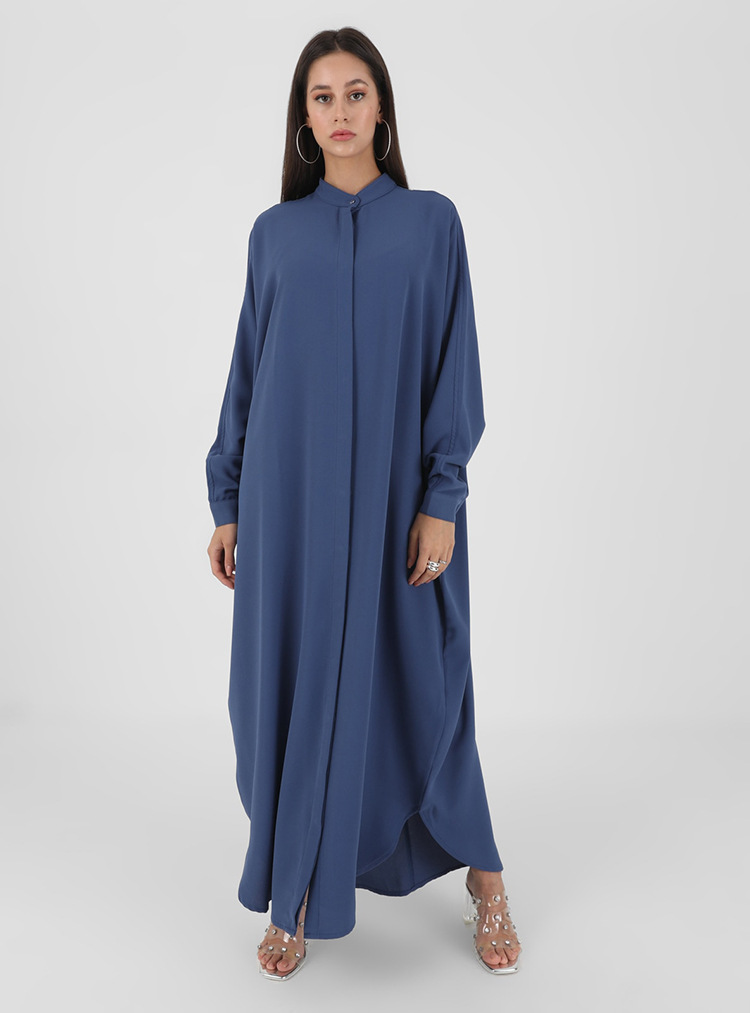 MS369#muslim fashion bat-sleeved abaya robes