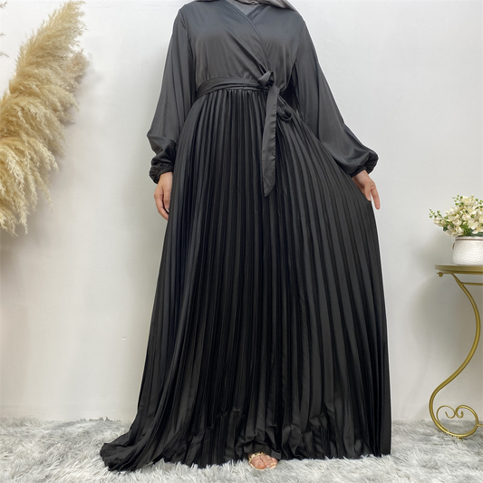 (CR005)MS112-MS156Single Piece Closed Abaya Pullover Robe Collection