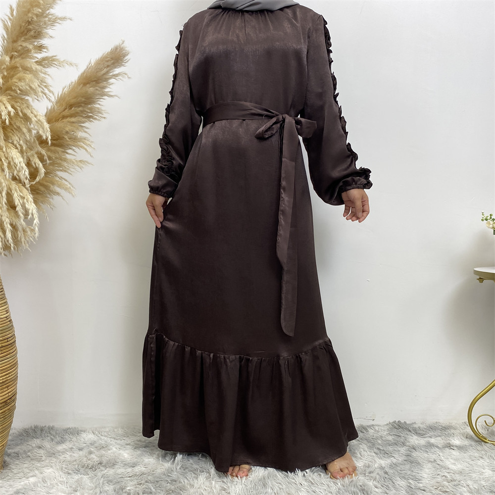 (CR002)MS025-MS044Single Piece Closed Abaya Pullover Robe Collection