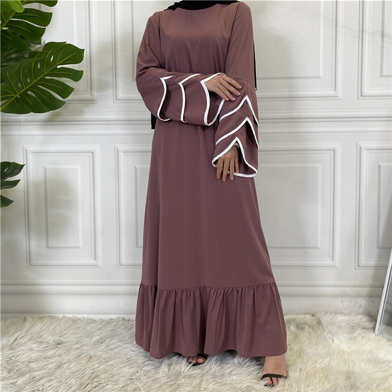 (CR002)MS025-MS044Single Piece Closed Abaya Pullover Robe Collection