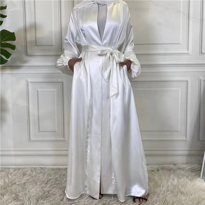 MS274#Muslim women's plain robe