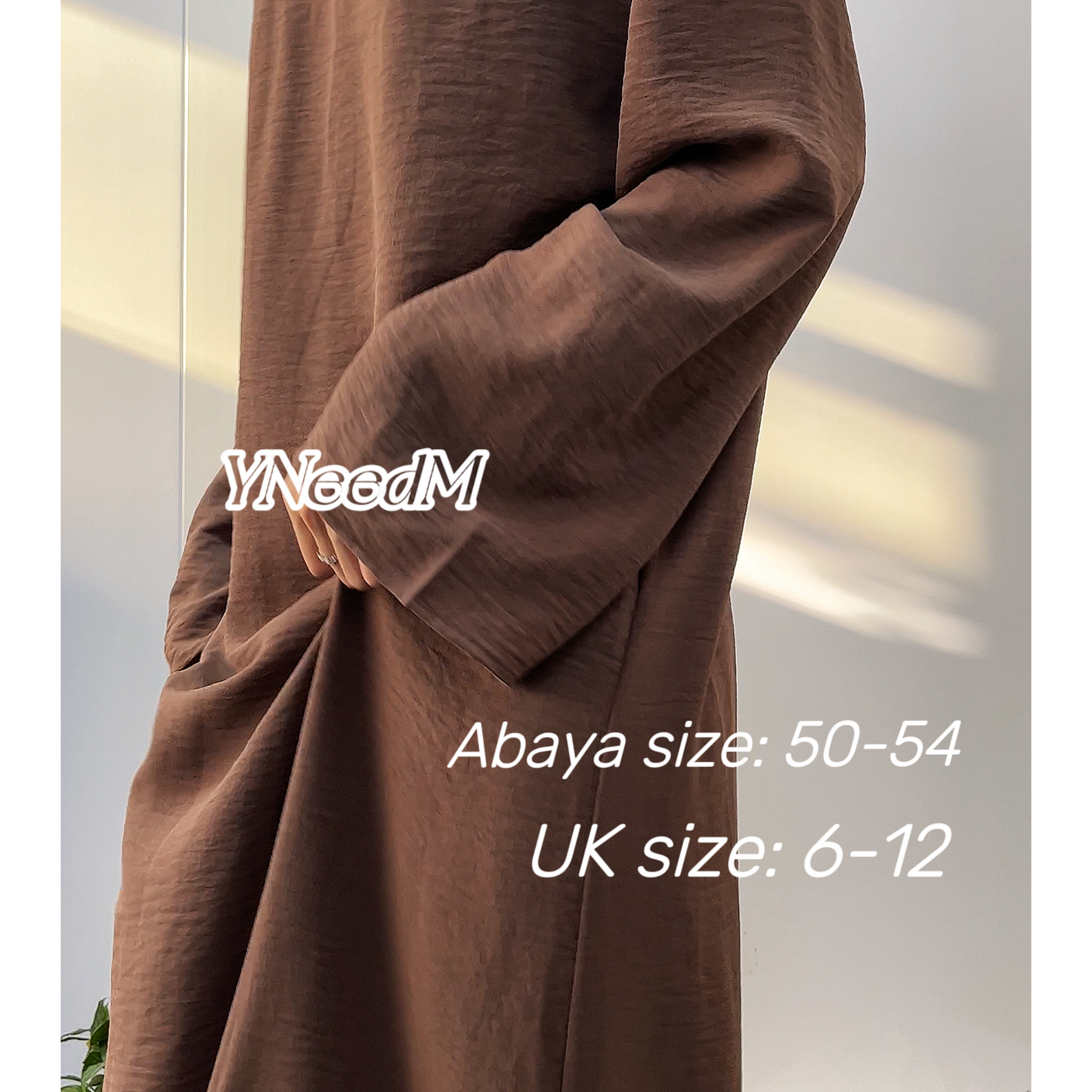 MS111#Muslim slim fit crepe inner dresscrepe)