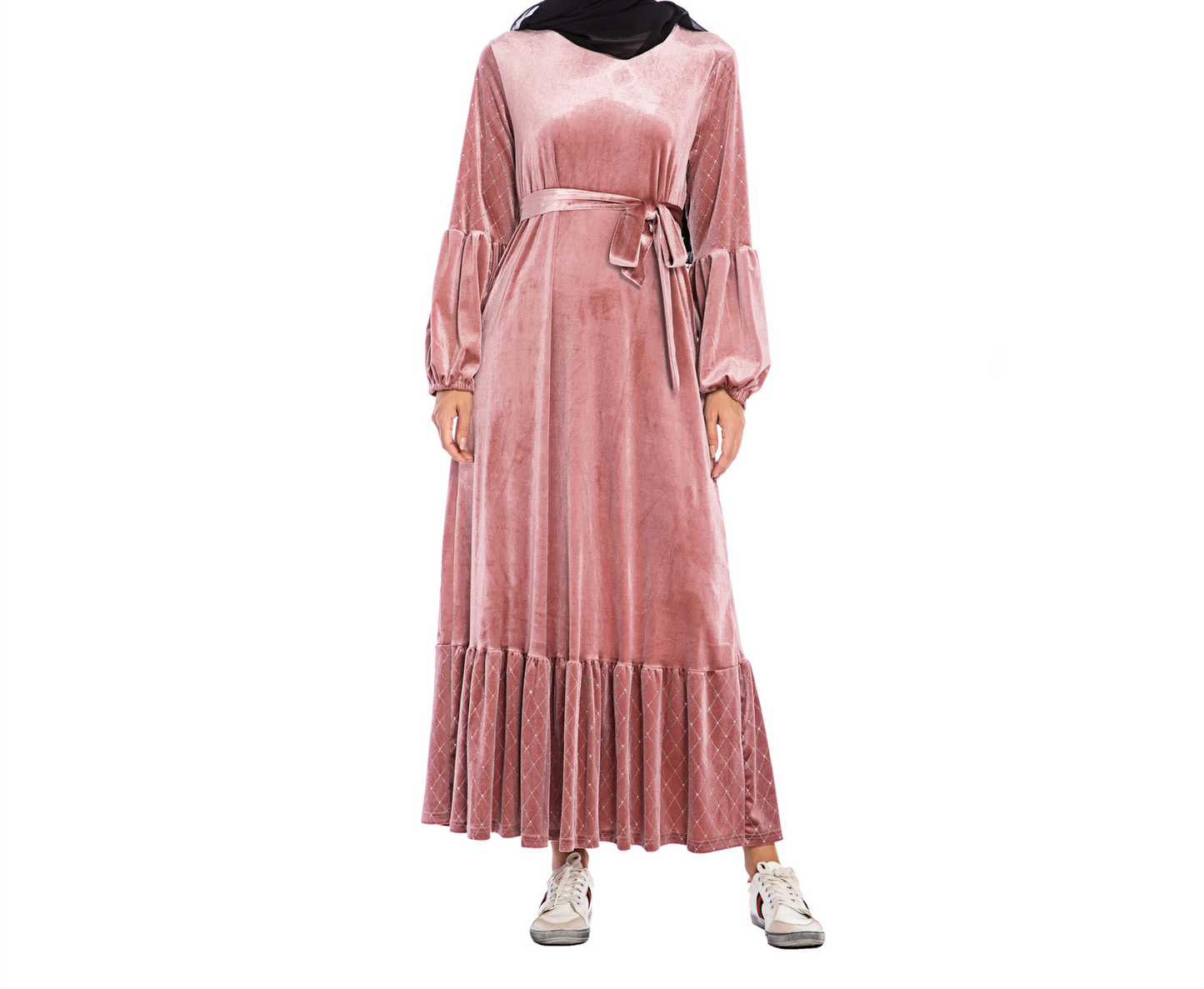 (CR006)MS157-MS226Single Piece Closed Abaya Pullover Robe Collection