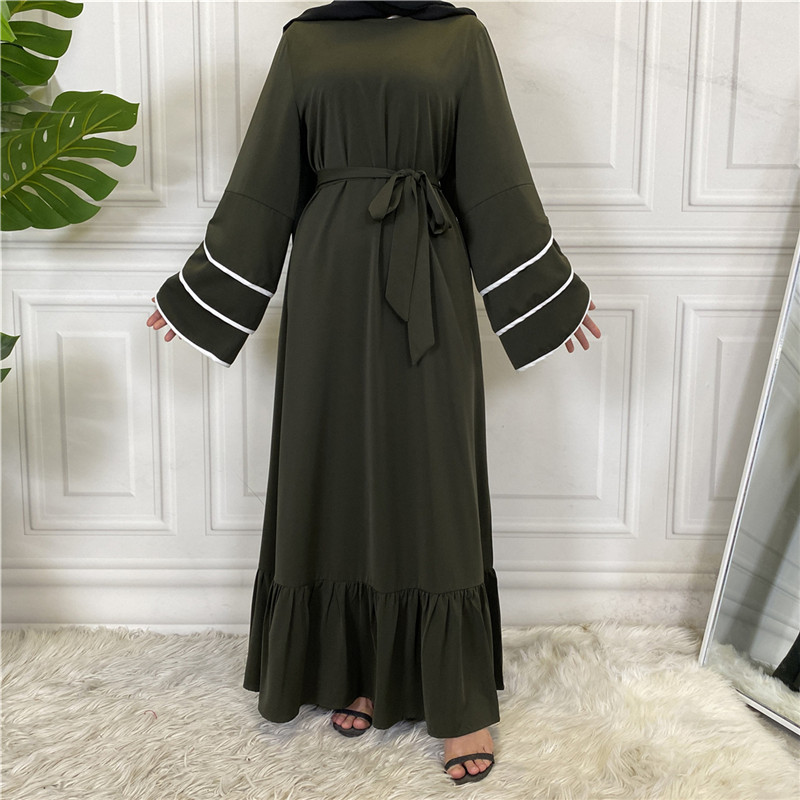 (CR002)MS025-MS044Single Piece Closed Abaya Pullover Robe Collection