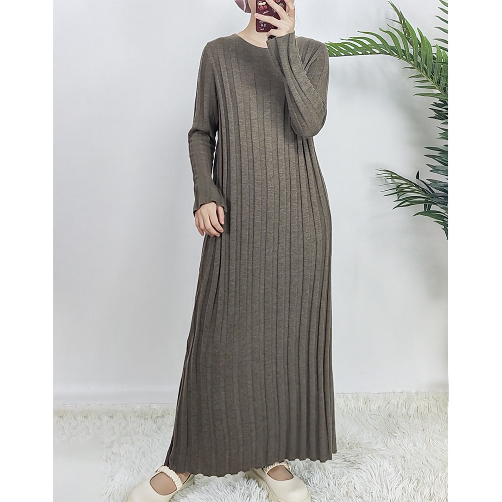 (CR008)MS238-MS299Single Piece Closed Abaya Pullover Robe Collection