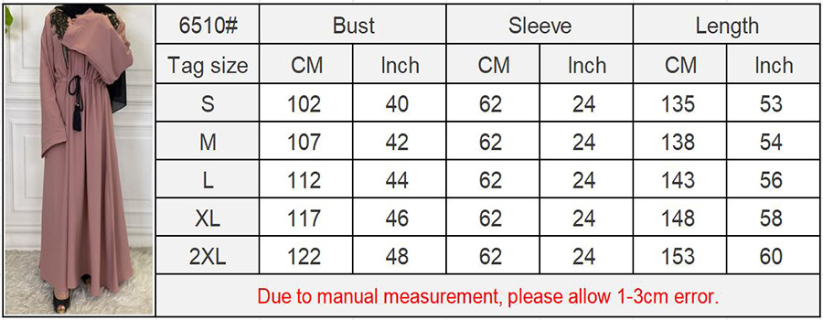 (CR008)MS238-MS299Single Piece Closed Abaya Pullover Robe Collection