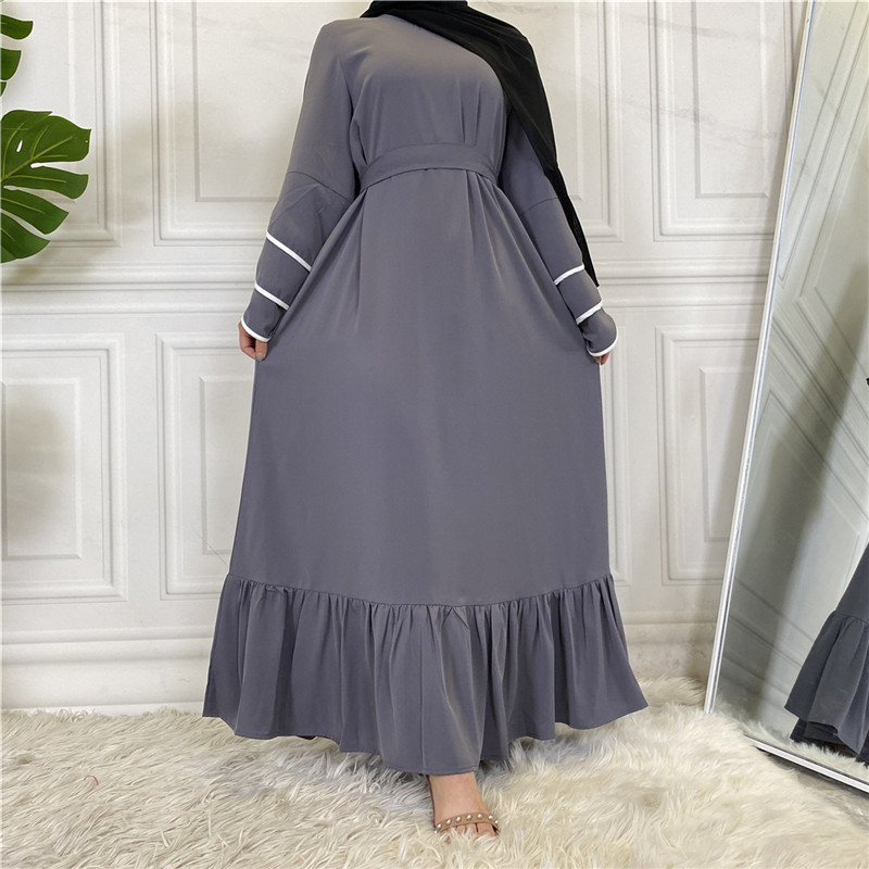 (CR002)MS025-MS044Single Piece Closed Abaya Pullover Robe Collection