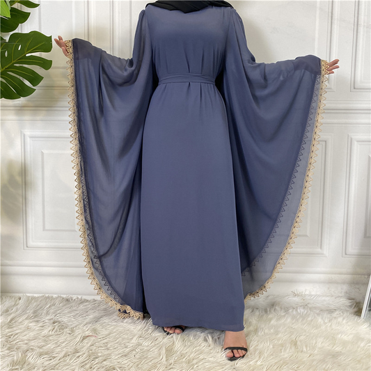 (CR002)MS025-MS044Single Piece Closed Abaya Pullover Robe Collection