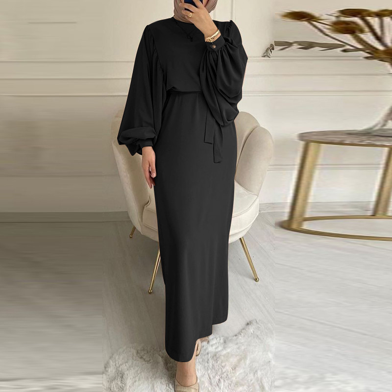 (CR006)MS157-MS226Single Piece Closed Abaya Pullover Robe Collection