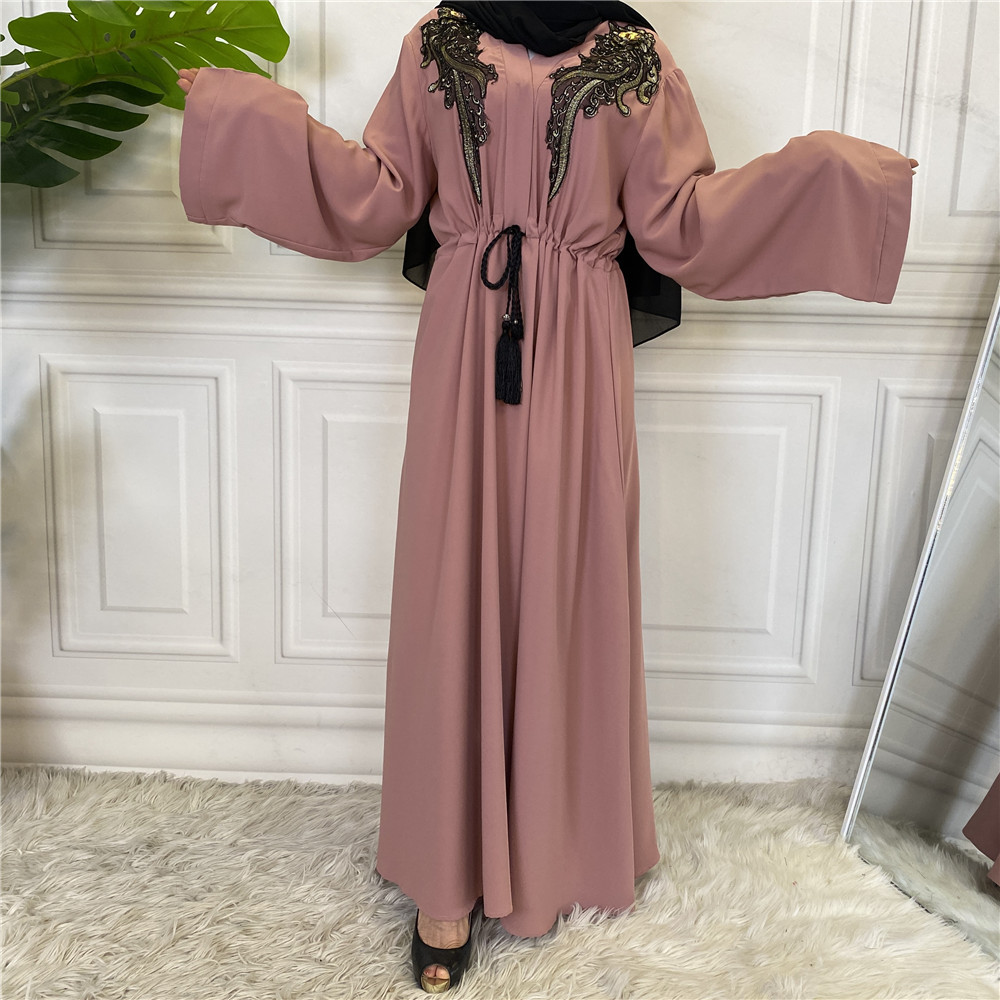 (CR008)MS238-MS299Single Piece Closed Abaya Pullover Robe Collection