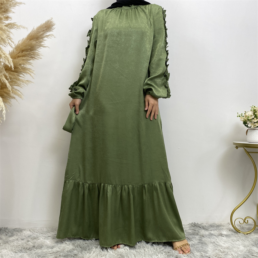 (CR002)MS025-MS044Single Piece Closed Abaya Pullover Robe Collection