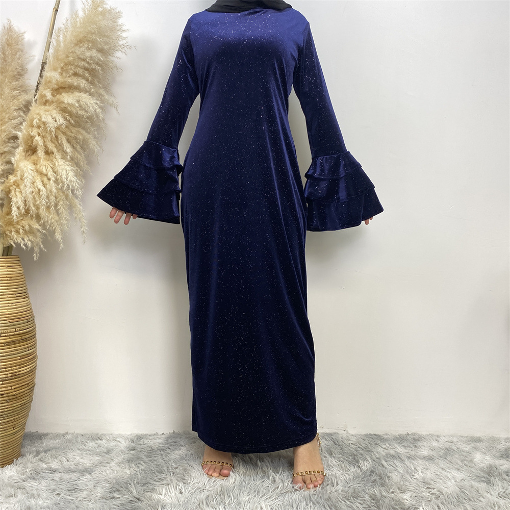 (CR005)MS112-MS156Single Piece Closed Abaya Pullover Robe Collection